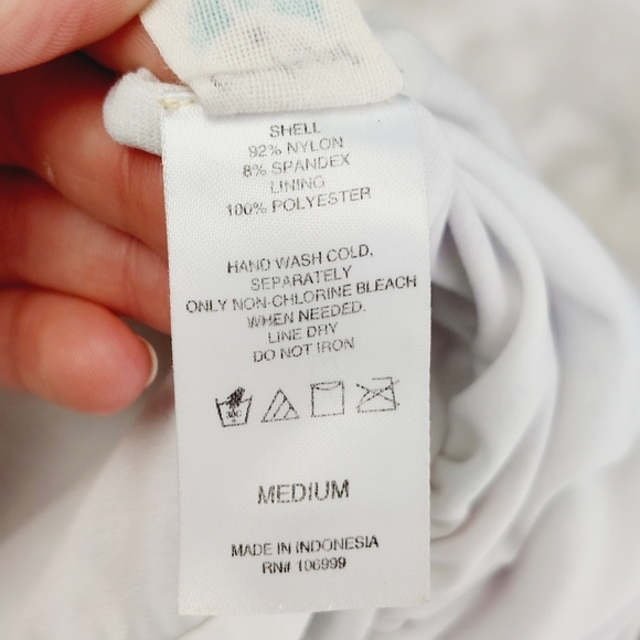 Sea Angel Floral Red Ruffle One Piece Summer Swimsuit P741 - Picture 7 of 8